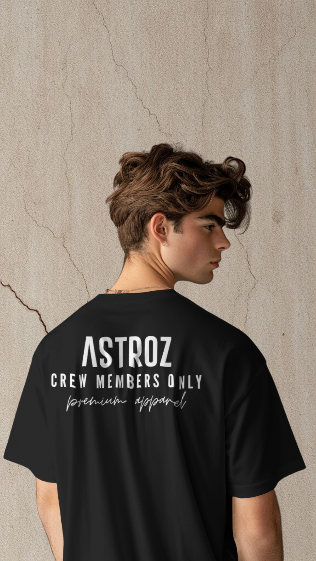 Crew Members Only Heavy Box T-Shirt Unisex Black