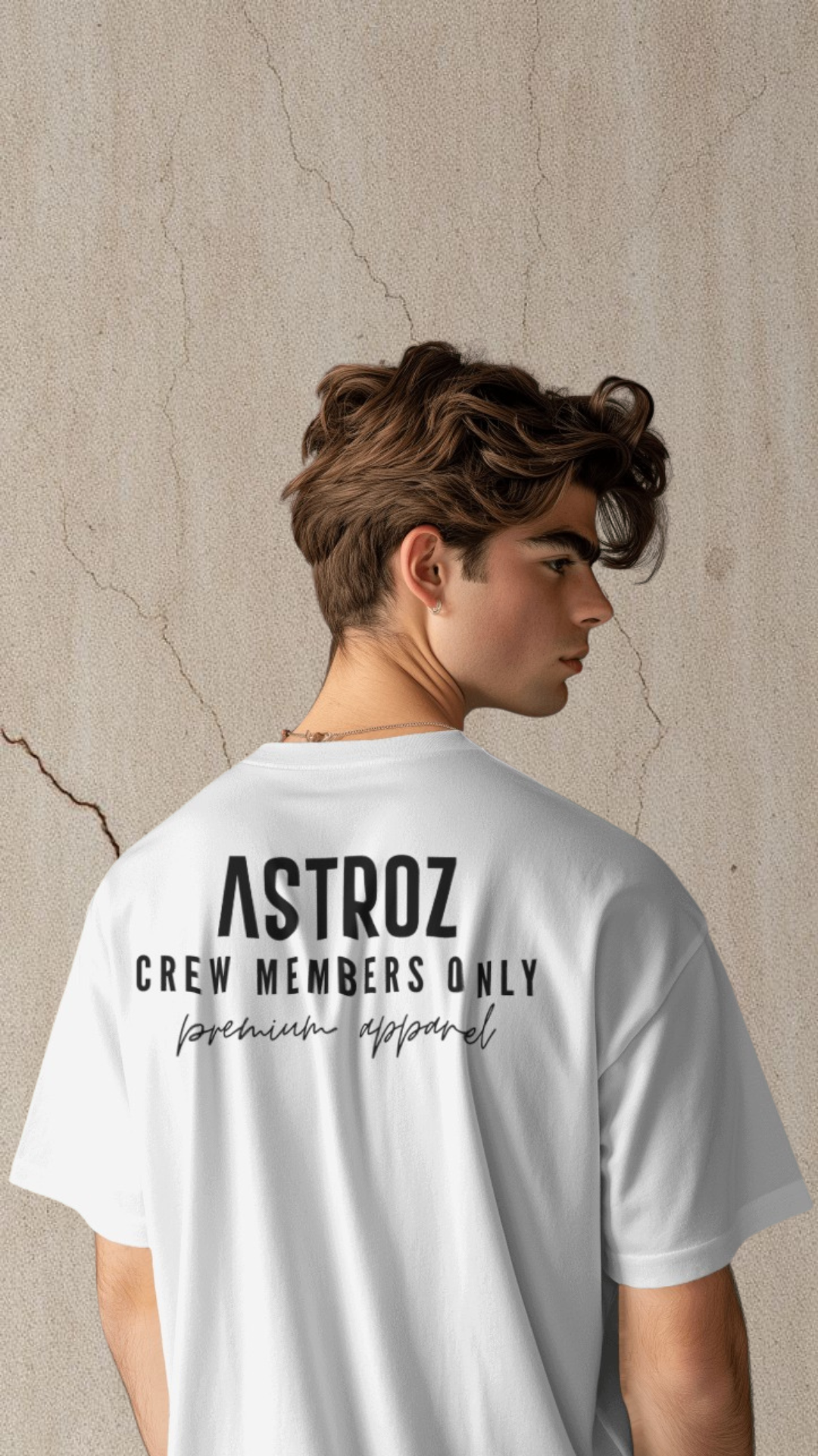 Crew Members Only Heavy Box T-Shirt Unisex White