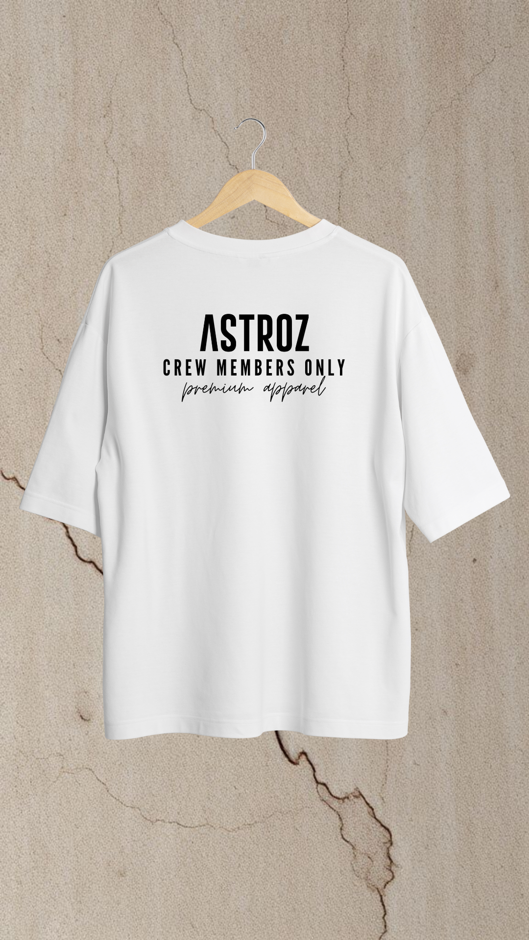 Crew Members Only Heavy Box T-Shirt Unisex White